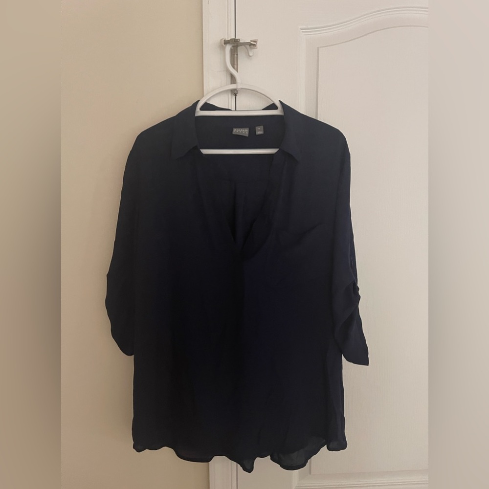 NY&C Soho Jeans Navy Blue Shirt